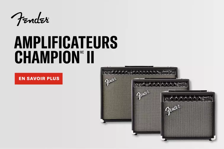 Dcouvrez la gamme Champion II de Fender